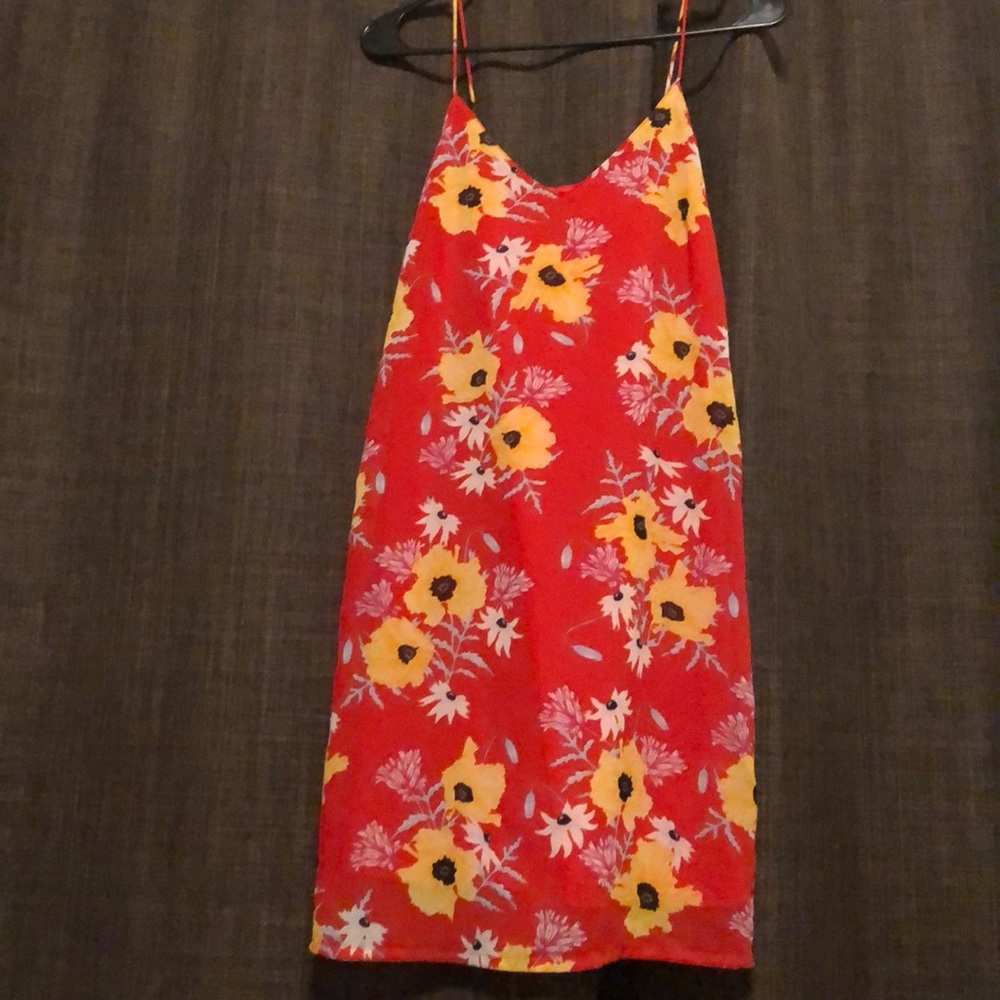 Forever 21 red summer dress